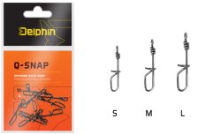 Přívlačová rychlospojka Delphin Q-SNAP / 10ks / 0,6mm Přívlačová rychlospojka Delphin Q-SNAP / 10ks / 0,6mm