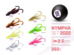 Sada nástrah BOMB Nympha barvy 2022 2,5cm / 350ks Sada nástrah BOMB Nympha barvy 2022 2,5cm / 350ks