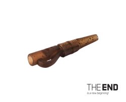 Závěsný PIN klip s gumičkou THE END / 10ks Závěsný PIN klip s gumičkou THE END / 10ks