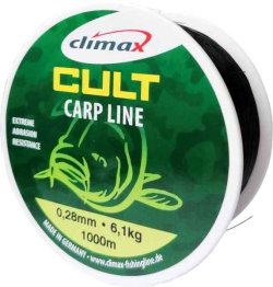 Climax silon Cult Carp line - černý 1000m 0,34mm Climax silon Cult Carp line - černý 1000m 0,34mm