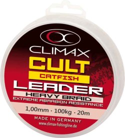 CULT Catfish Leader20m 1,00mm/100kg - šedá CULT Catfish Leader20m 1,00mm/100kg - šedá