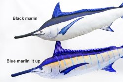 Dekorační polštář - Black marlin 118 cm