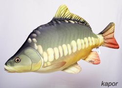 Dekorační polštář - Kapr 61cm Dekorační polštář - Kapr 61cm