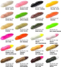 Dipované umělé nástrahy Pupa 38mm / 8ks Bubble Gum / Hot Chartr Dipované umělé nástrahy Pupa 38mm / 8ks Bubble Gum / Hot Chartr