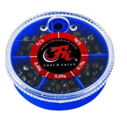 Filfishing Broky Split Shots Large Box Filfishing Broky Split Shots Large Box