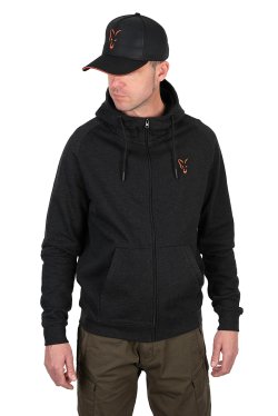 Fox Collection LW Hoody Black & Orange Fox Collection LW Hoody Black & Orange