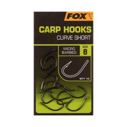 Fox Curve Shank Short Carp Hooks Fox Curve Shank Short Carp Hooks