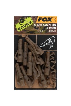 Fox EDGES™ Camo Slik Lead Clip & Pegs (Size 10) Fox EDGES™ Camo Slik Lead Clip & Pegs (Size 10)