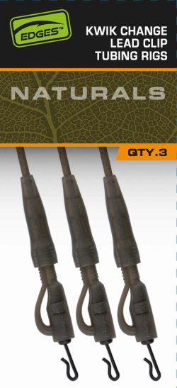 Fox EDGES™ Naturals Kwik Change Lead Clip Tubing Setup  Fox EDGES™ Naturals Kwik Change Lead Clip Tubing Setup