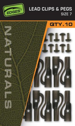 Fox EDGES™ Naturals Lead Clips & Pegs - Size 7 Fox EDGES™ Naturals Lead Clips & Pegs - Size 7