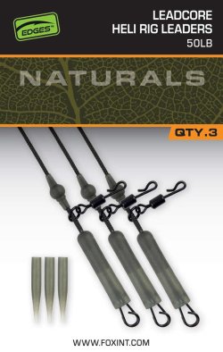 Fox EDGES™ Naturals Leadcore Heli Rig Leaders Fox EDGES™ Naturals Leadcore Heli Rig Leaders