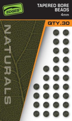 Fox EDGES™ Naturals Tapered Bore Beads - 4mm Fox EDGES™ Naturals Tapered Bore Beads - 4mm