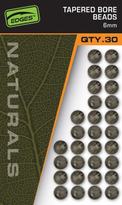 Fox EDGES™ Naturals Tapered Bore Beads - 6mm Fox EDGES™ Naturals Tapered Bore Beads - 6mm