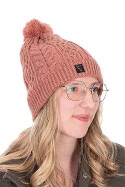 Fox Ladies Knitted Bobble Hat Fox Ladies Knitted Bobble Hat