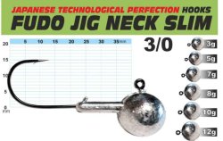 FUDO JIG PROFI Slim s nálitkem 3/0 balení 5ks 8g FUDO JIG PROFI Slim s nálitkem 3/0 balení 5ks 8g