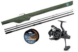 ZEBCO Kaprový set 3,9m/3Lbs+naviják BR10 000+silon+pouzdro ZEBCO Kaprový set 3,9m/3Lbs+naviják BR10 000+silon+pouzdro