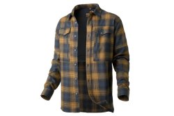 Košile s dlouhým rukávem Ezmar All Year žluto-šedá XXL Košile s dlouhým rukávem Ezmar All Year žluto-šedá XXL