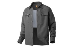 Košile s dlouhým rukávem Ezmar mid weight soft šedá 3XL Košile s dlouhým rukávem Ezmar mid weight soft šedá 3XL