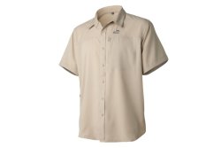 Košile s krátkým rukávem Ezmar Light khaki XL Košile s krátkým rukávem Ezmar Light khaki XL