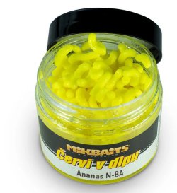 Mikbaits Červi v dipu 50ml - Ananas Mikbaits Červi v dipu 50ml - Ananas