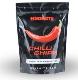 Mikbaits Chilli Chips boilie Chilli Jahoda - 300g 20mm Mikbaits Chilli Chips boilie Chilli Jahoda - 300g 20mm