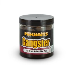 Mikbaits Gangster boilie v dipu 250ml G2 Krab Ančovička Asa - 20mm