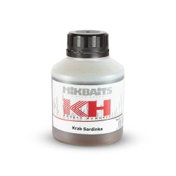 Mikbaits Krvavý Huňáček booster 250ml Krab Sardinka Mikbaits Krvavý Huňáček booster 250ml Krab Sardinka