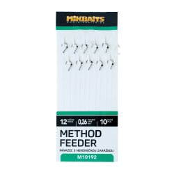 Mikbaits Method Feeder Návazce s nekonečnou zarážkou 10ks 9 Mikbaits Method Feeder Návazce s nekonečnou zarážkou 10ks 9