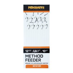 Mikbaits Method Feeder Návazce se zapichovacím hrotem 10ks 2
