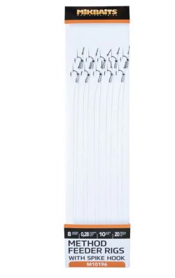 Mikbaits Method Feeder Návazce se zapichovacím hrotem č.8 - 10 ks Mikbaits Method Feeder Návazce se zapichovacím hrotem č.8 - 10 ks