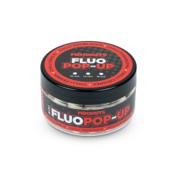 Mikbaits Mini Plovoucí fluo boilie 100ml Chilli Česnek 10mm Mikbaits Mini Plovoucí fluo boilie 100ml Chilli Česnek 10mm