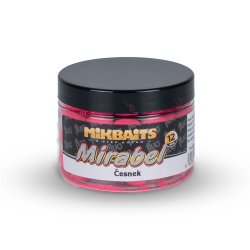Mikbaits Mirabel Fluo boilie 150ml Česnek - 12mm Mikbaits Mirabel Fluo boilie 150ml Česnek - 12mm