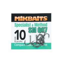 Mikbaits SPECIALIST & METHOD háčky SM 007 hook 10ks 630 Mikbaits SPECIALIST & METHOD háčky SM 007 hook 10ks 630