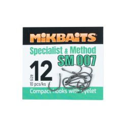 Mikbaits SPECIALIST & METHOD háčky SM 007 hook 10ks 631 Mikbaits SPECIALIST & METHOD háčky SM 007 hook 10ks 631