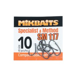 Mikbaits SPECIALIST & METHOD háčky SM 117 hook 10ks 633 Mikbaits SPECIALIST & METHOD háčky SM 117 hook 10ks 633