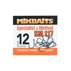 Mikbaits SPECIALIST & METHOD háčky SM 117 hook 10ks 634 Mikbaits SPECIALIST & METHOD háčky SM 117 hook 10ks 634