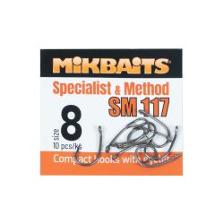 Mikbaits SPECIALIST & METHOD háčky SM 117 hook 10ks 632 Mikbaits SPECIALIST & METHOD háčky SM 117 hook 10ks 632