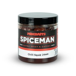Mikbaits Spiceman boilie v dipu 250ml Chilli Squid - 24mm Mikbaits Spiceman boilie v dipu 250ml Chilli Squid - 24mm