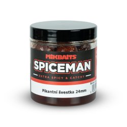 Mikbaits Spiceman boilie v dipu 250ml Pikantní švestka 755 Mikbaits Spiceman boilie v dipu 250ml Pikantní švestka 755