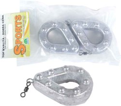 Olovo Gripp carp závěs s obr. nebarvený 2ks 130g Olovo Gripp carp závěs s obr. nebarvený 2ks 130g