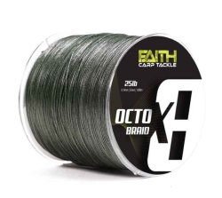 Pletená šňůra Faith Octox8 0,16mm / 1000m Pletená šňůra Faith Octox8 0,16mm / 1000m