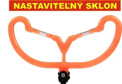 Podpěrka - feeder oranžová přední šířka 19cm