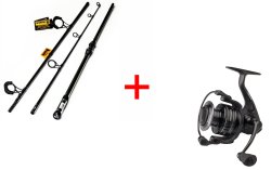 Prut Sportex Competition Carp CS-4 12 ft/3 lb + Naviják DAM DARKSIDE 8 8000 FD 7.1BB Prut Sportex Competition Carp CS-4 12 ft/3 lb + Naviják DAM DARKSIDE 8 8000 FD 7.1BB