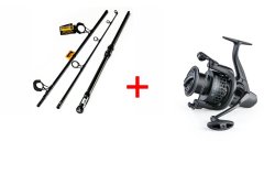 Prut Sportex Competition Carp CS-4 12 ft/3 lb + Naviják Mivardi Stalker Prut Sportex Competition Carp CS-4 12 ft/3 lb + Naviják Mivardi Stalker