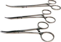 Rybářský pean ZAHNUTÝ - uvolňovač háčků 10cm Rybářský pean ZAHNUTÝ - uvolňovač háčků 10cm