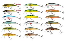 Salmo rybářské woblery Minnow M5S LCR Salmo rybářské woblery Minnow M5S LCR