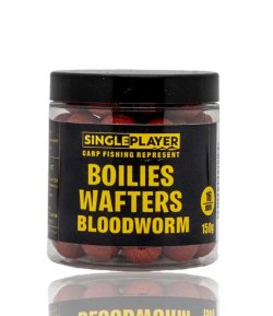 SINGLEPLAYER Boilies Wafters Bloodworm 150g 16mm