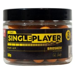 SINGLEPLAYER Pop-up Boilies Broskev 50g 12 mm