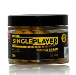 SINGLEPLAYER Pop-up Boilies Scopex Cream 50g 12 mm SINGLEPLAYER Pop-up Boilies Scopex Cream 50g 12 mm