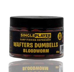 SINGLEPLAYER Wafters Dumbells Bloodworm 12mm 100g SINGLEPLAYER Wafters Dumbells Bloodworm 12mm 100g